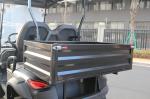 Matte black electric golf truck aluminum alloy rear bucket large screen