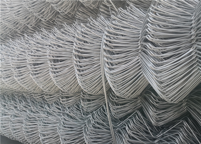 50x50MM Opening 9 Gauge Heavy Duty Chain Link Fencing Fabric Quick To Install