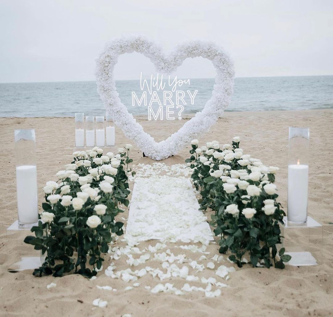 5000 Hours Working Lifetime Marquee Light Up Letters Will You Marry Me Neon Sign Wedding Party Sign