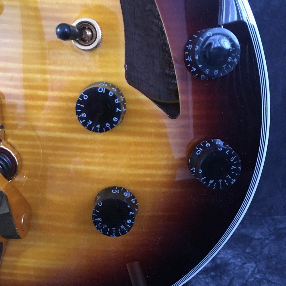 2018 new high-quality hollow body 335 JAZZ electric guitar, mahogany fingerboard