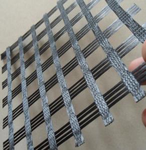 Quality High Tensile Strength Biaxial Geogrid Slope Stabilization Reinforcement PET wholesale