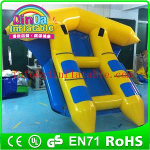 Quality Funny inflatable flyfish boat water park boat for leisure water sport game wholesale