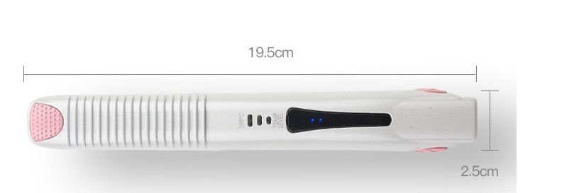 PET Housing 2600mAh Rechargeable Hair Straightener