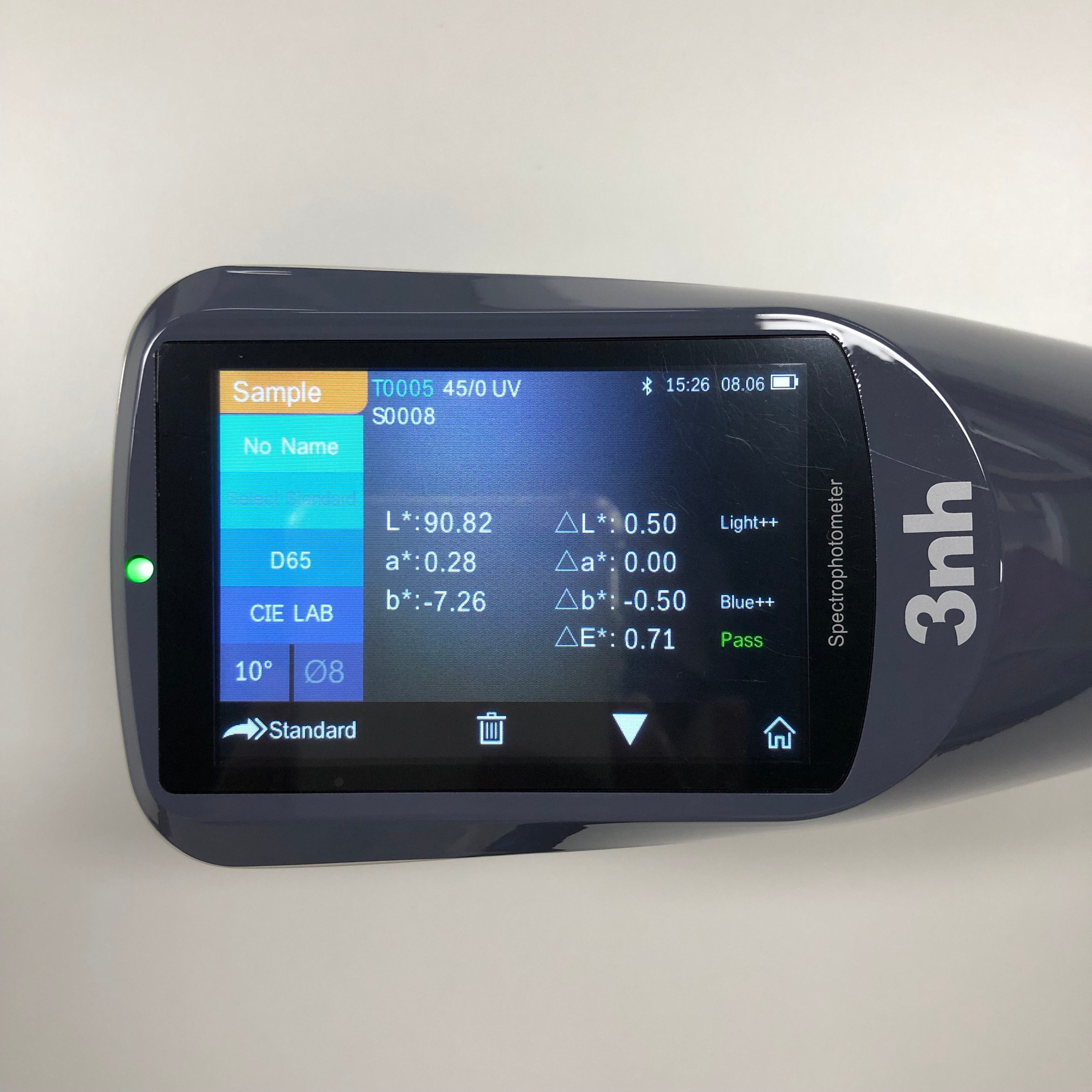 Paint Color UV 3nh Spectrophotometer Color Analysis Konica Cm2600d 3NH YS3060 4mm 8mm