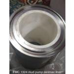 FMC Bean Pump Mud Pump Parts Small Alumina Ceramic Liners FMC 435 FMC 1324