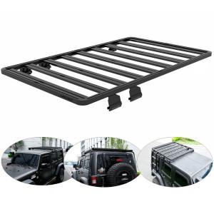 Quality JL Mounting Bracket Roof Rack Roof Mount Aluminum Cargo Basket for Jeep Cherokee wholesale
