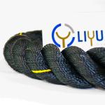 24mm 3/4 Strands Twisted Line for Vessel Mooring Rope on Marine Vessels Part
