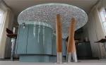 Flat Colored Bespoke Decorative Tempered Ice Cracked Laminated Glass for Modern