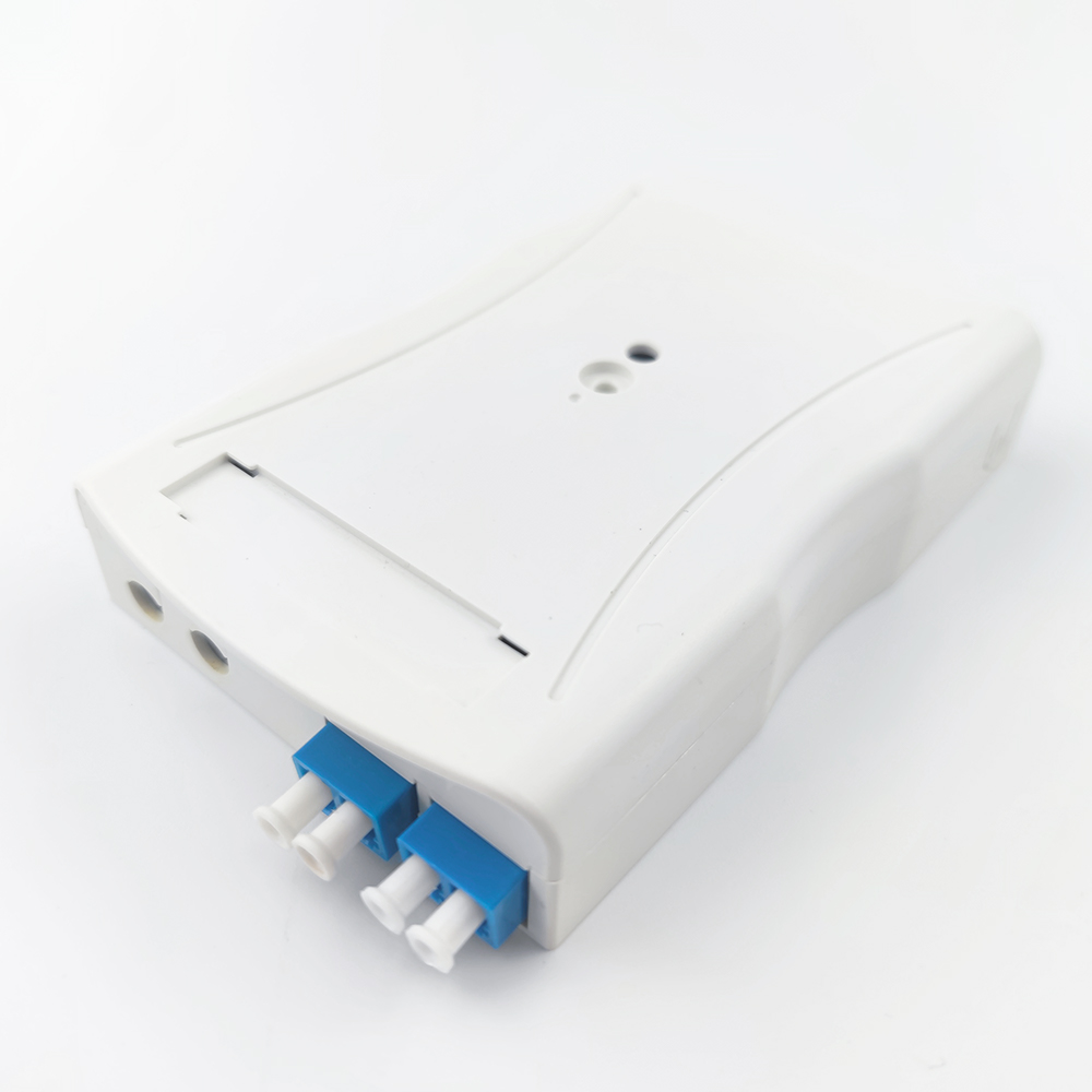 2 Cores Fiber Optic Socket Panel Wall Mounted for Indoor FTTH Network Application