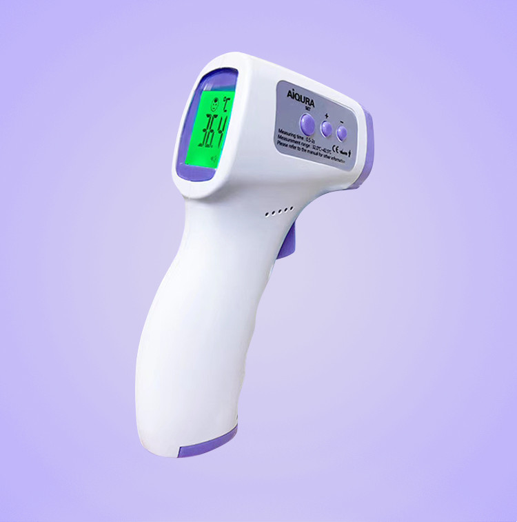 AAA Battery Non Contact Infrared Thermometer LCD Display For Oral / Underarm