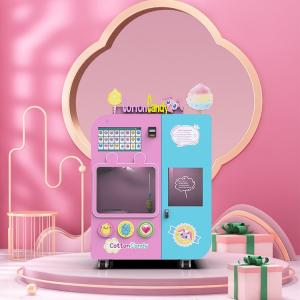 Quality CE ROHS Coin Operated Cotton Candy Machine OEM Multiple Payment wholesale