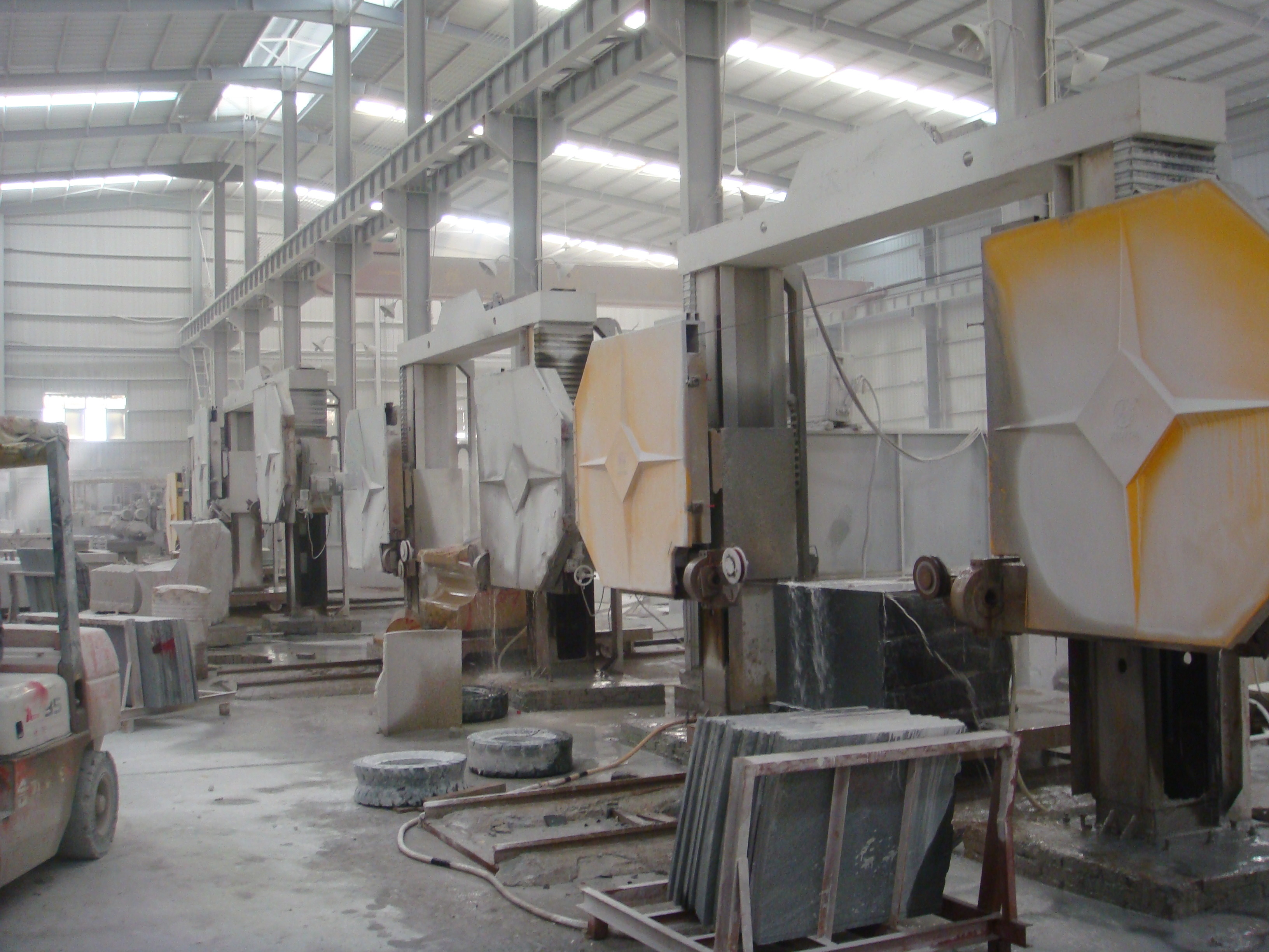 4 Axis Diamond Wire Saw Stone Cutting Tool with CNC Control