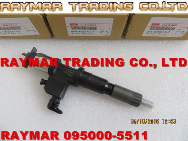 DENSO common rail injector 095000-5511, 095000-5512, 095000-5515 for ISUZU 6WG1