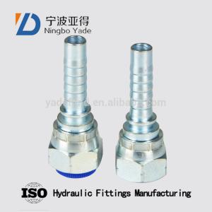 Quality Carbon Steel Female 1/4&quot; Bsp Hydraulic Hose Fittings wholesale