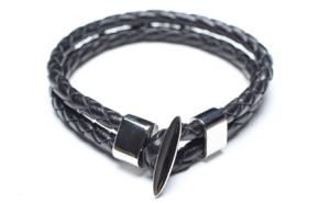 Quality Leather Bracelet, Stainless Steel Clasp wholesale