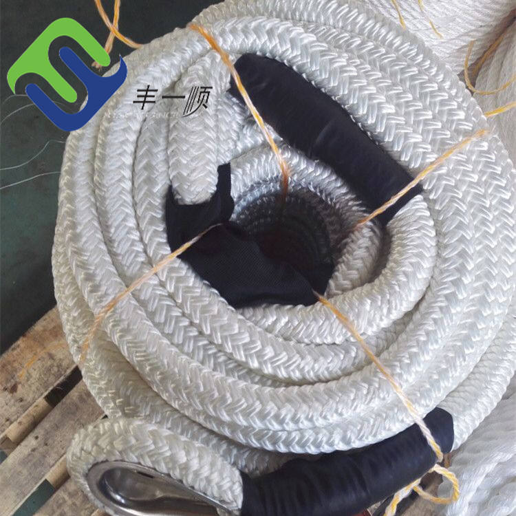 High Tensile 3 Strand Twisted 4mm-56mm Nylon Ship Mooring Rope Polyamide Sailing Yacht Rope