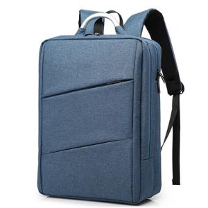 Quality Polyester Mens Laptop Custom Logo Backpacks Double Shoulder Silk Screen wholesale