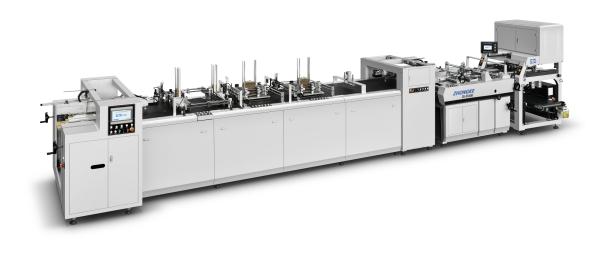 Cheap Low Noise Fully Automatic Carton Box Making Machine With Servo Motor ≤80dB for sale