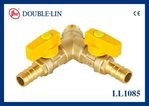 Quality Male X Double Hose Connector HPB 57-3 Two Way Gas Valve wholesale