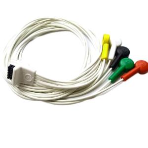 Quality Mortara H3 Holter Cable Mortara 9293-036-51 H3+ 5 Lead Patient Cable wholesale