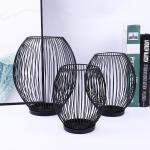 Golden Rustproof H15.5cm Metal Candle Holders