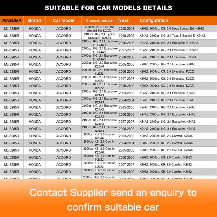 Best Performance Stabilizer Link for HONDA ACCORD WAGON CF4 by ML-6285R MASUMA Tokyo