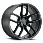 20 Widebody Replica Satin Black Flow Form Stagger Wheels Rims Fit Challenger RWD