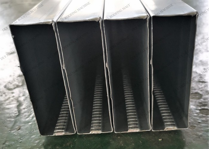 0.05mm Colored Steel Pipe Profiling Machine 2.2kw Square Pipe Roll Forming