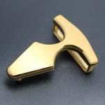 Silver Stainless Steel Personalized Belt Buckles Metal Clasp Connector