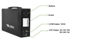 Quality 1000W 1000Wh Lifepo4 Lithium Power Station Pure Sine Wave Outdoor wholesale