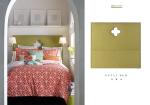 modern America style fabric petal bed