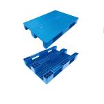 Blue HDPE Plastic Pallets Nestable Recycled Plastic Pallet Heavy Duty