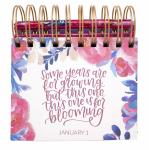 Colourful Offset Printing Desktop Calendar 250gsm-400gsm Kraft Paper Desk