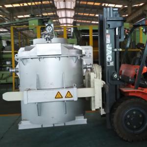 Quality 2000kg Capacity Molten Aluminum Transfer Ladle Smooth Surface Finish wholesale