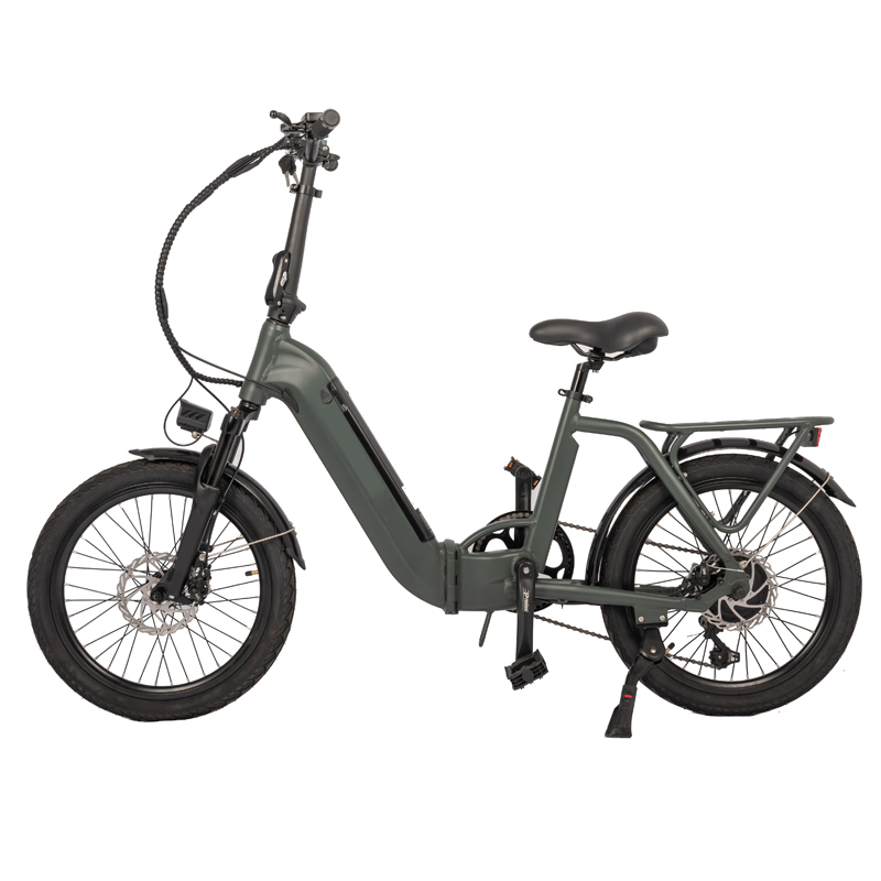 36V 10AH Electric Folding Bike Customized Multicolored 20 Inch Shimano 7 Speed Ebike