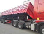 50cbm 80 Tons Tractor Side Dump Semi Trailer 3 Axles Side Tipper Semi Truck