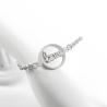 Buy cheap Fashion Silver Plated Stainless Steel Bangle Bracelet For Ladies from wholesalers