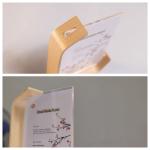 Quality Hand Made 4x6 5x7 6x8 L Shape Acrylic Photo Picture Frame with Wood Base