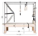 High quality commercial use Imported Maple wood cadillac pilates reformer