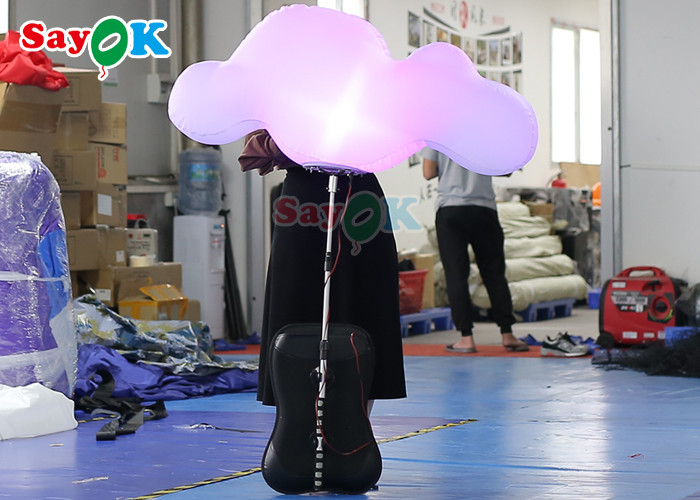 0.8m Backpack Ball Inflatable Lighting Decoration For Advertising Activity
