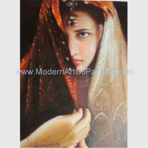 Quality Handmade Arabian Girl Oil Painting Reproduction Historical People Painting on canvas wholesale