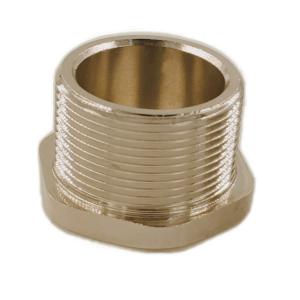 Quality Chromed 3/4 inch Male Thread Hexagon Brass Plugs wholesale