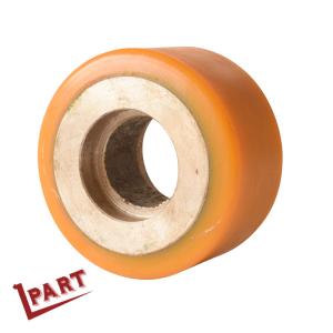 Quality Electric Forklift Custom Polyurethane Wheels With Bearings 130x73x62mm wholesale