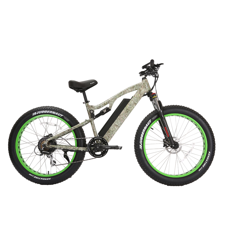 30-50Km/h Max Speed 7 Speed Fat Tyre Mountain Electric Bike with 3 Hours Charging Time