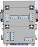 8GHZ High Isolation Pneumatic Shield Box Emc Testing Chamber RS232
