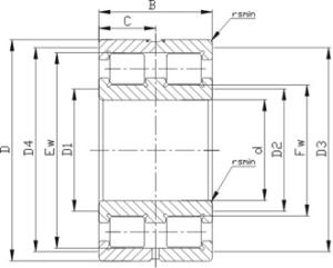 Quality Precision Cylindrical Roller Bearings: SL0148 Series Cylindrical Roller Bearing SL014840 wholesale