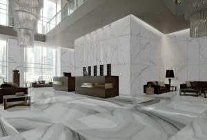 Quality Agate Marble Like Ceramic Tile , Glazed Porcelain Tiles Flooring 1200x600 wholesale