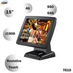 Cash Register Electronic Pos Systems Terminal High Brightness ROHS Certification