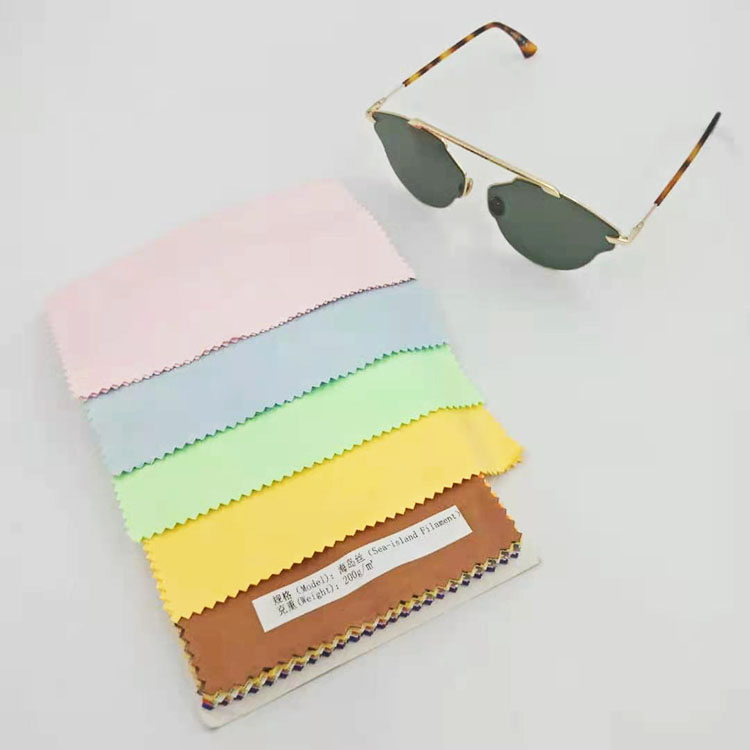 Custom Logo Printed Sunglasses Wiping Cloth Microfiber Sunglass Cloth