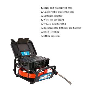 Self Leveling 135° 23mm Diameter Pipe Sewer Pipeline Inspection Camera